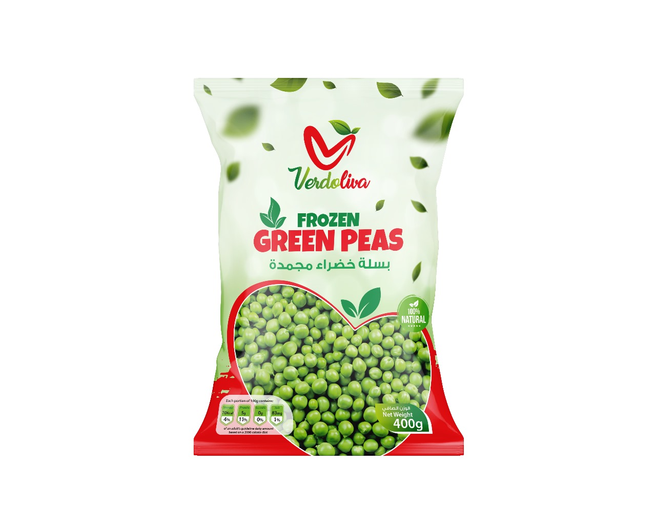 Green Peas Frozen Vegetables - Premium Quality