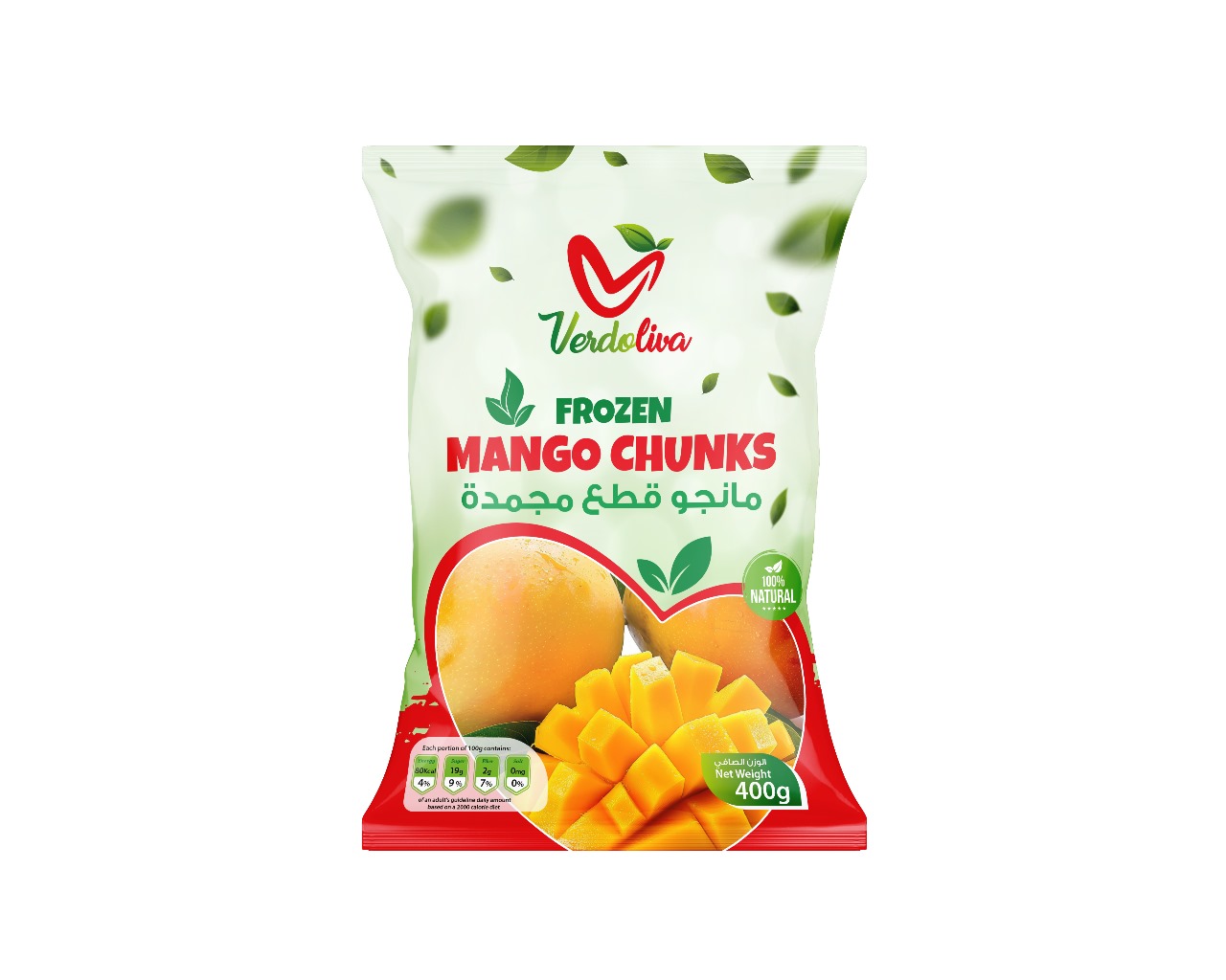 Mango Chunks Frozen Fruits - Premium Quality